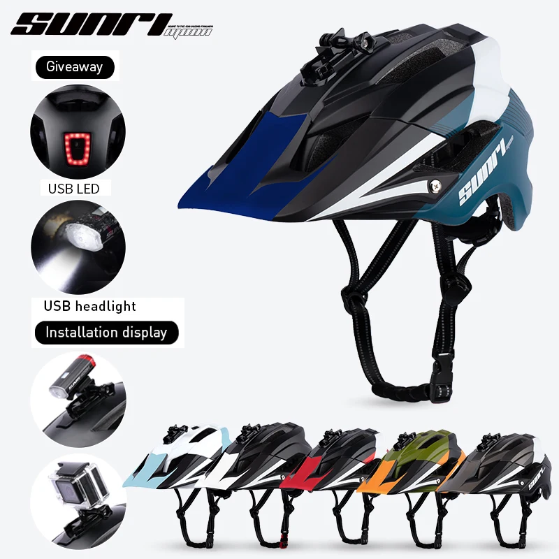 

Велосипедный шлем SUNRIMOON, Сверхлегкий шоссейный, горный, беговый, для горного велосипеда