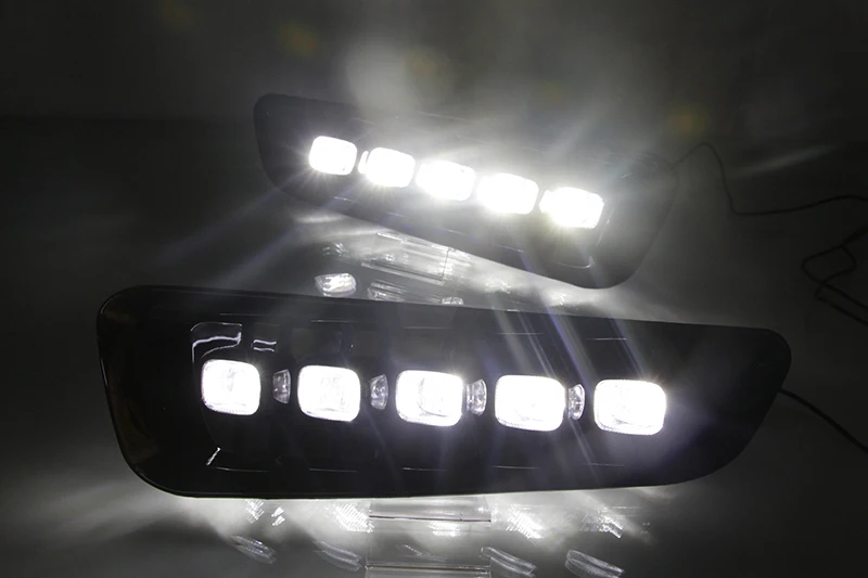 2 шт. DRL светодиодный Габаритные огни для Ford Raptor SVT F150 2016 2017 2018 2019 2020 с поворотник