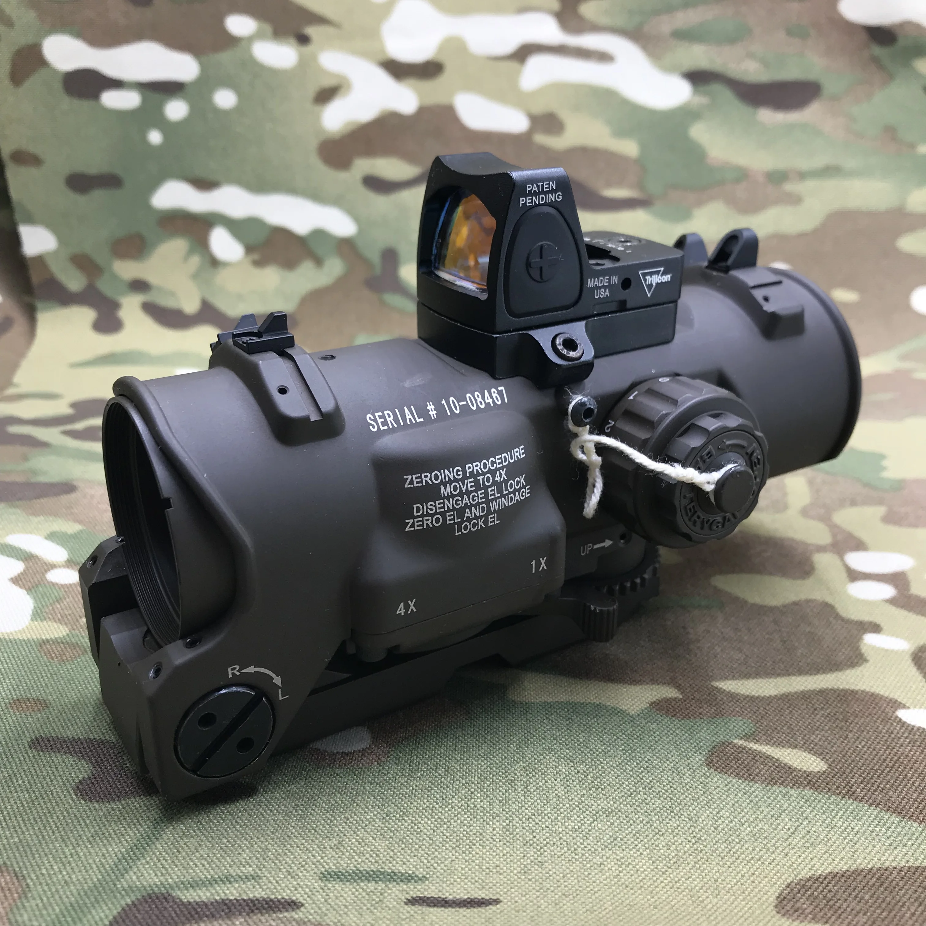 Охотничий оптический прицел двойного назначения 1 5-4X с интегральным A.R.M.S.