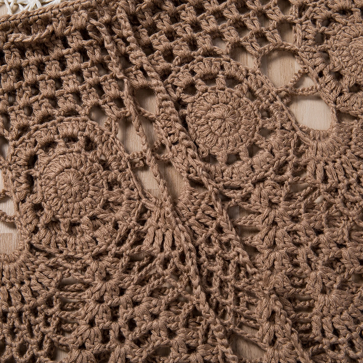 Женская вязаная крючком юбка-бикини с завышенной талией сексуальная открытая