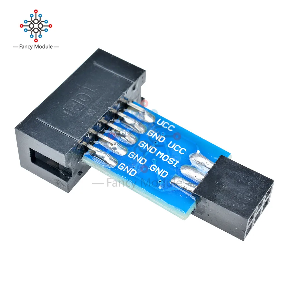 10 контактная стандартная 6 плата адаптера diymore с USB программатором USBASP USBISP AVR ATMEGA8