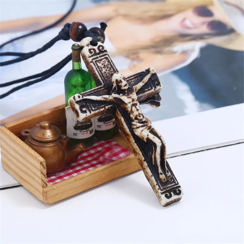 WWLB 1 шт. модная черная Веревка ожерелье в форме кости рыбы Винтажные серьги