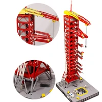 moc apollo saturn launch umbilical tower for rocket sent space high tech building block brick children puzzle education toy gift