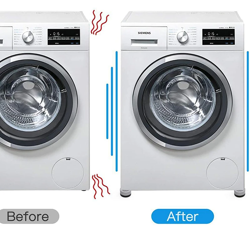 4 шт. универсальные фиксированные Нескользящие подкладки антивибрационные для