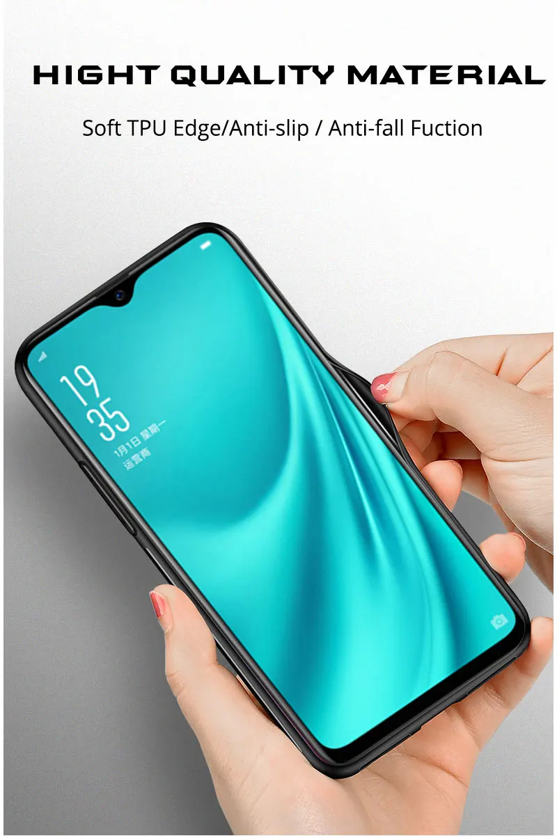 Для OPPO AX7 чехол 6,2 ''силиконовый мягкий чехол для телефона OPPO A7 OPPOA7 CPH1901 Чехол черный TPU Fundas для OPPO A7 A 7 ax7 a x7 Coque