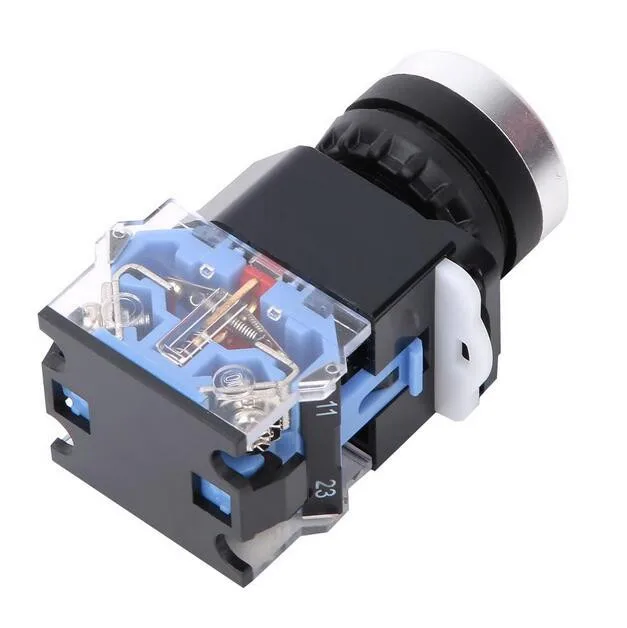 

BEM38-11S Button Switch Heavy Duty Momentary On/ OFF Push Self-Locking