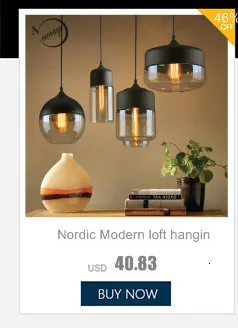 Скандинавский современный Лофт подвесной стеклянный подвесные светильники принадлежности E27 E26 светодиодный подвесной светильник для кухня, бар, ресторан гостиная спальня