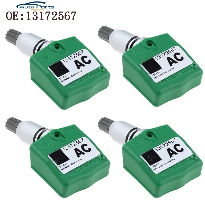 

Датчик контроля давления в шинах, TPMS для Opel Astra H Vectra C Zafira B 2004-2009 13172567 433 МГц, 4 шт.
