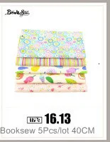 Booksew Telas лоскутное Tecidos Para Costura 7 шт. 50 см* 50 см розовая хлопковая ткань с цветами жир четверть для шитья DIY Tissu материал