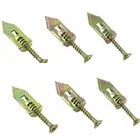 Расширительные винты высокой прочности анкеры для гипсокартона с саморезающими винтами, винтами и заглушками, настенный гипсокартон, Потолочный анкер St