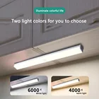 Светодиодный индукционный светильник для корпуса, умная Беспроводная автоматическая лампа-ночник для кухни, кабинета, шкафа, дома, лестницы, 5 В