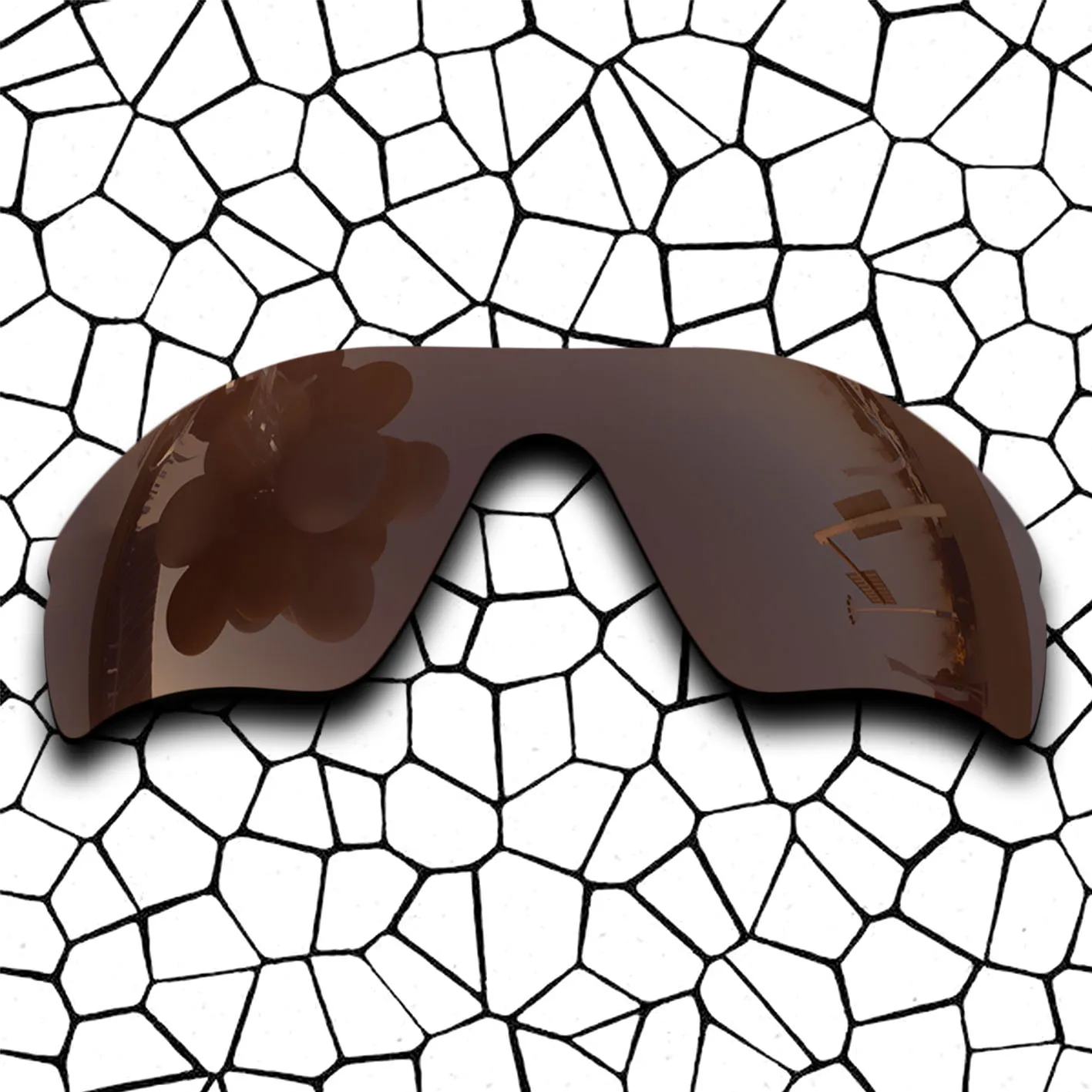 

Polarized Replacement Lense For-Oakley Radar Path Sunglasses Frame True Color Mirrored Coating - Brown Options