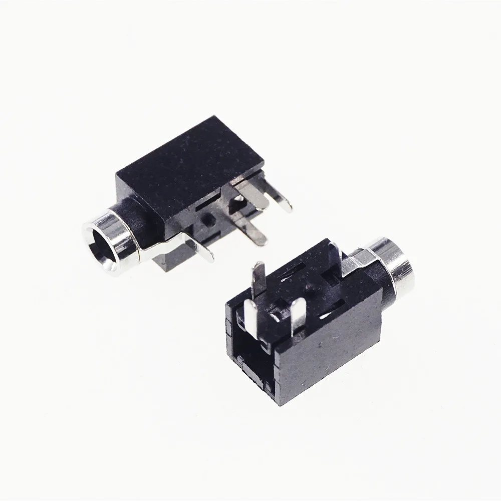 1000 шт. стерео разъем Размер 2 5 мм 4 контакта сквозное отверстие полюса Rohs новый для