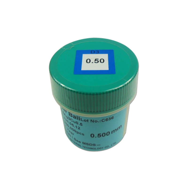 

Free Shipping PMTC 250K 0.5mm tin Free Bga Solder Ball for Chips Reballing
