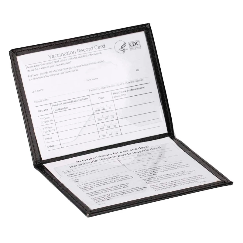 

Immunization Record Vaccine Cards Holder Waterproof X7YA