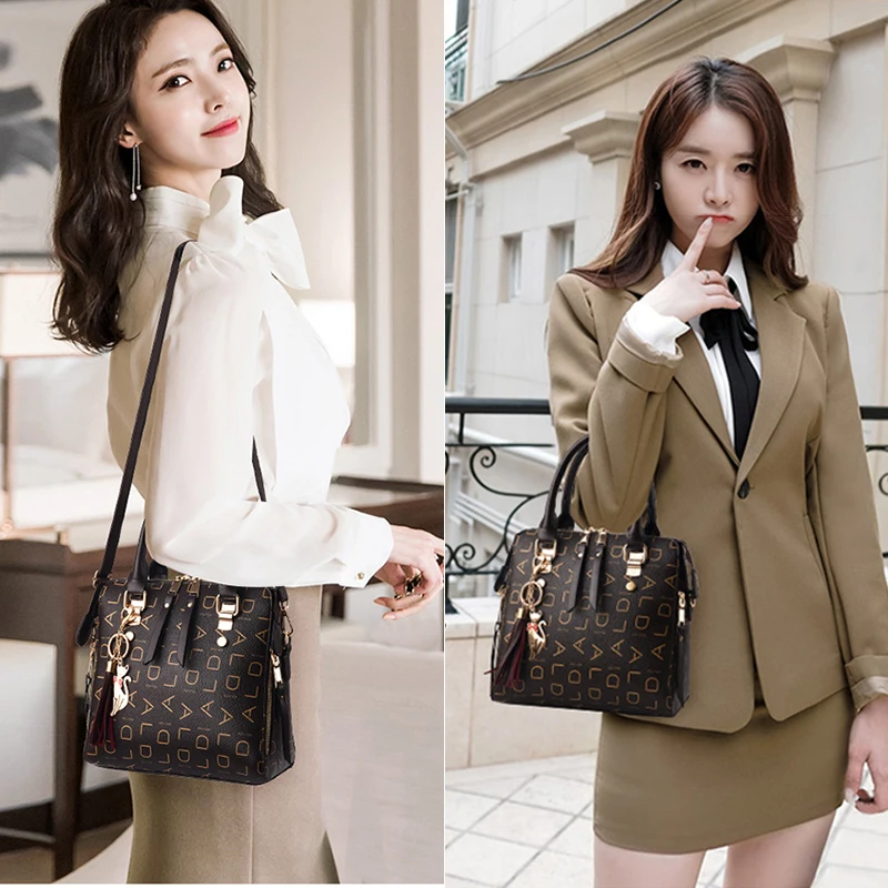 Популярная женская сумка с принтом на плечо роскошная дизайнерская