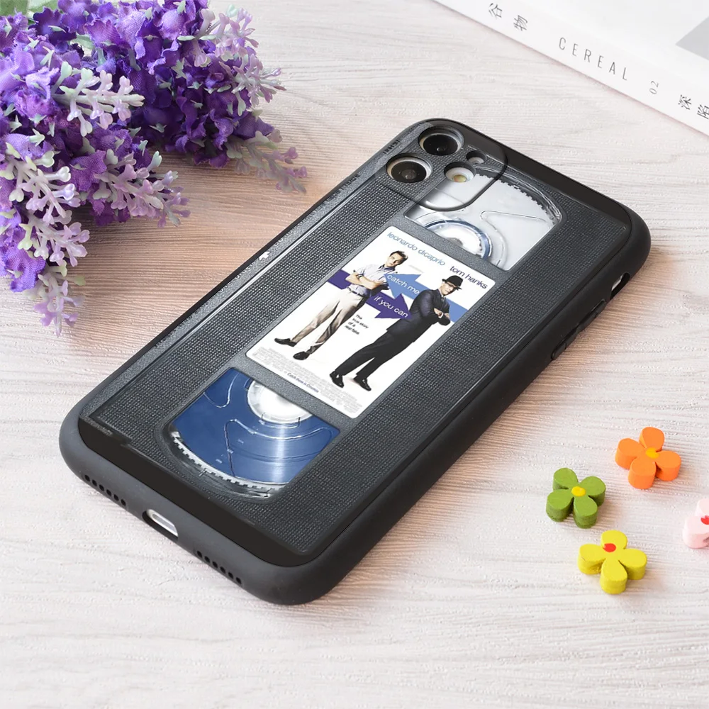 

For iPhone Catch Me If You Can Vhs Print Soft Matt Apple Case