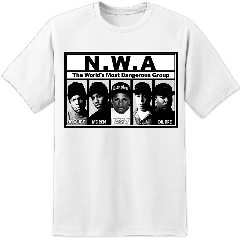 Футболка с альбомом NWA EASY E dr dre THE CHRONIC ICE cube в стиле хип хоп COMPTON новая Мужская