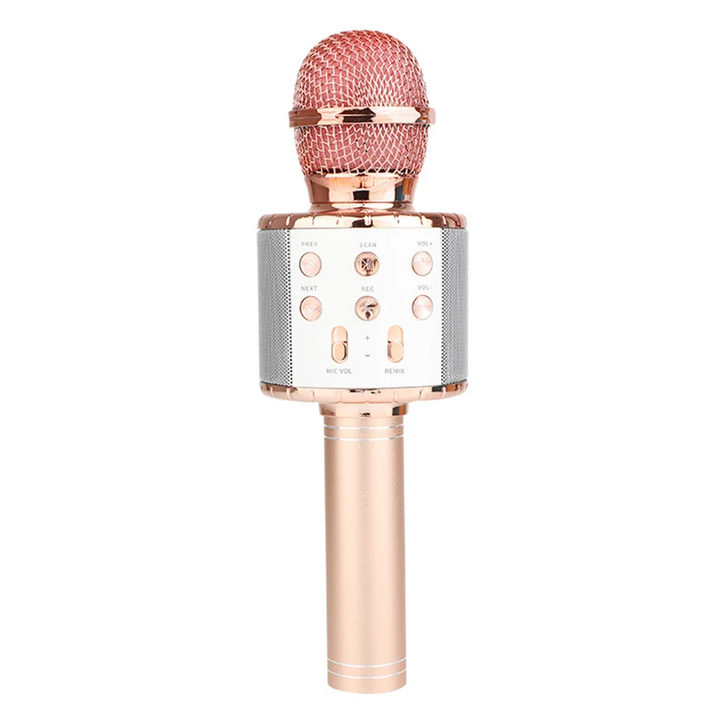 Q9 Bluetooth микрофон Беспроводной Мобильный телефон Пойте и записывайте Портативный