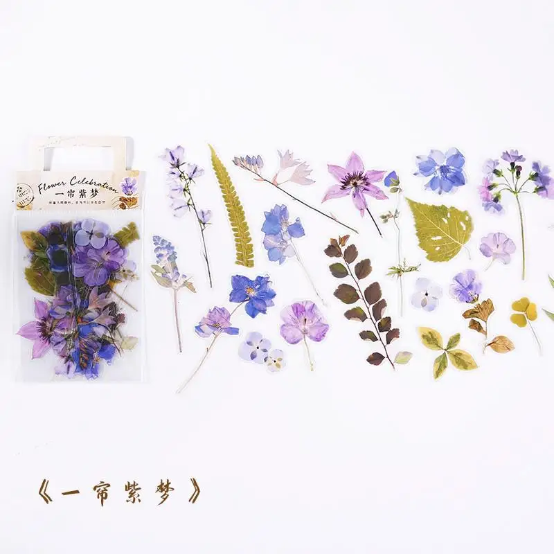 

Набор наклеек с дикими цветами Gimue