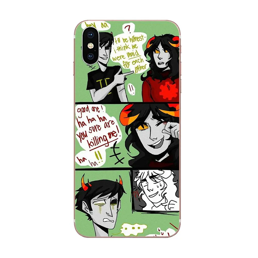 Лучшие чехлы из мягкого ТПУ для Samsung Galaxy Note 5 8 9 S3 S4 S5 S6 S7 S8 S9 S10 mini Edge Plus Lite Homestuck Aradia |