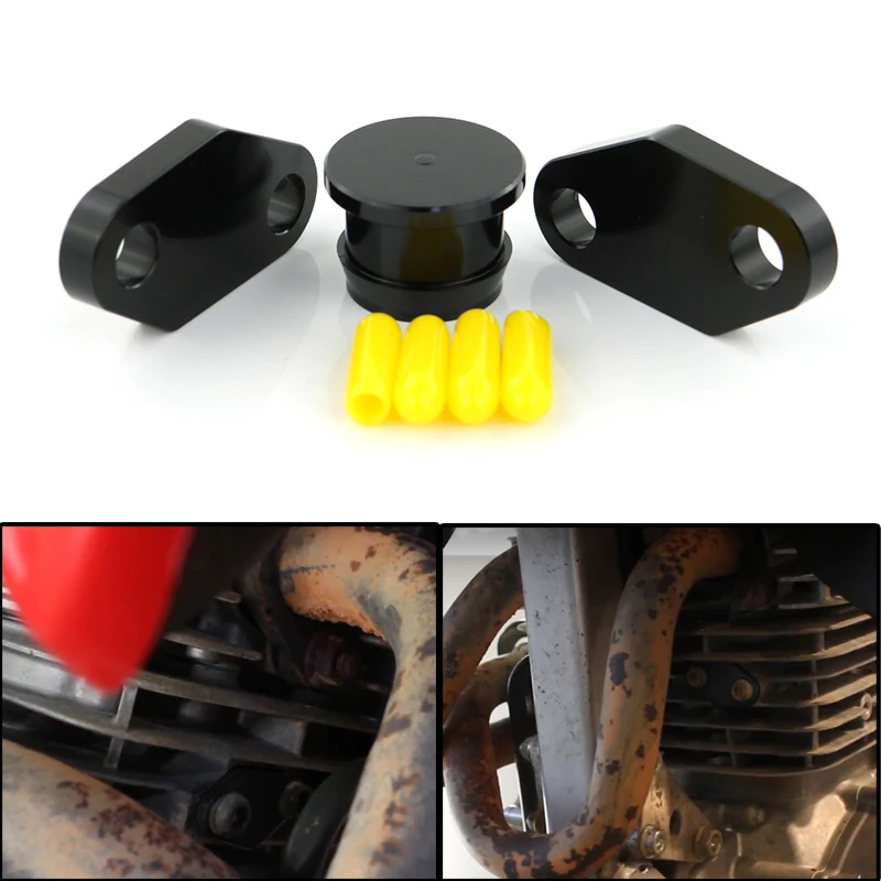 Подходит для Honda XR650L NX650 FMX650 GB500 1993-2019 мотоциклетная обработанная Блокировка смога крышка пластины CNC алюминий