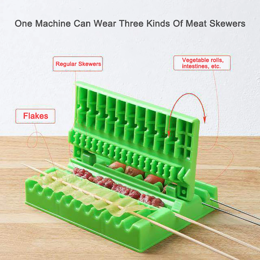 Multifunctional Barbecue String Artifact Wear Food Meat Device Skewer For Beef Pork Maker BBQ Tools Accessories Newly | Дом и сад