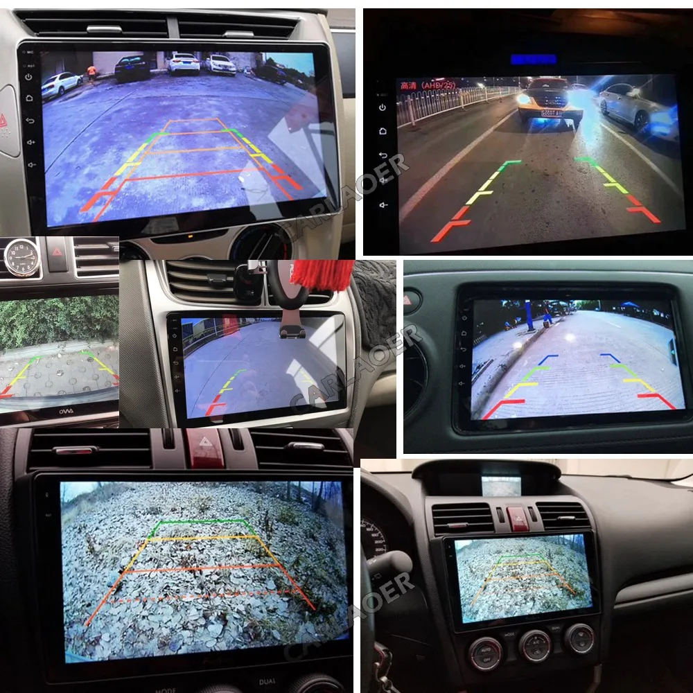 AHD 1080P Автомобильная камера заднего вида ночного видения HD подходит для универсального 4G Android с большим экраном мультимедийная система плеер радио