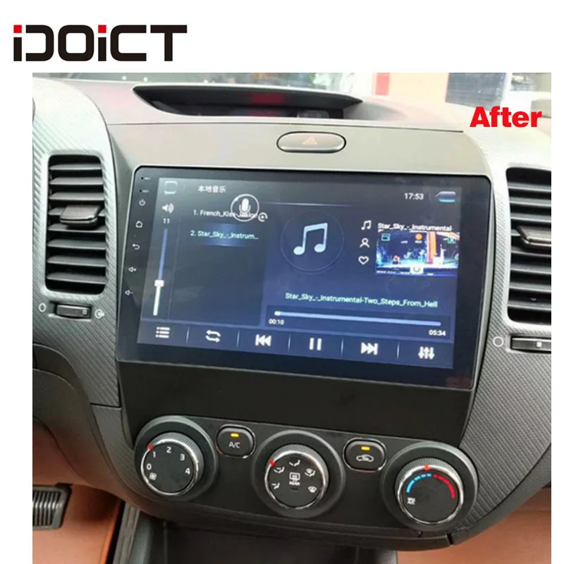 Автомобильный DVD-проигрыватель IDOICT Android 9 1 с GPS-навигацией мультимедийный