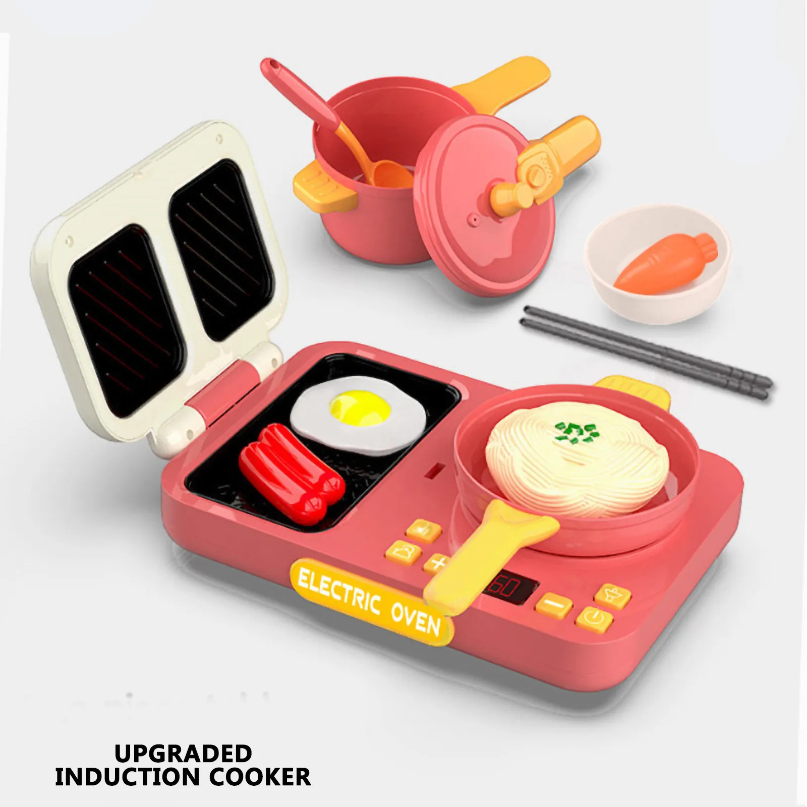 

Children's Kitchen Toy Set Baby Simulation Induction Cooker Kitchen Pretent Play Toys For Girls Cookware