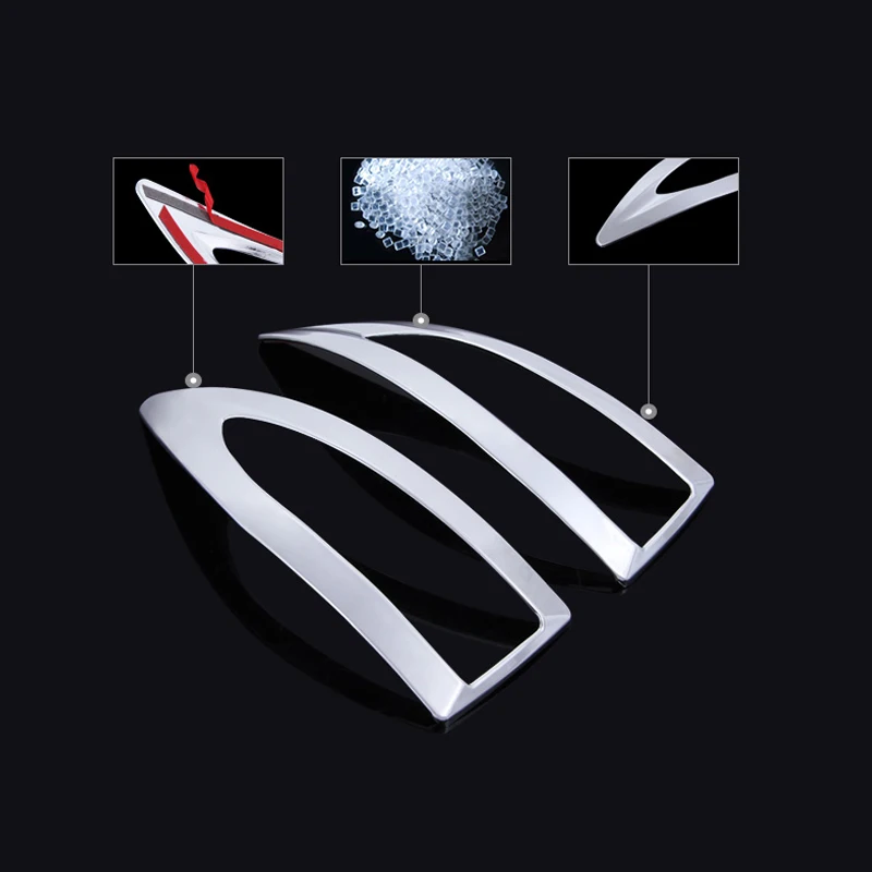 

2Pcs Car Rearview Mirror Frame ABS Signal Light Trim Stciker Cover For Nissan Sentra B17 B18 2012-21 Sylphy Auto Accessories