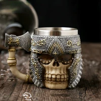 axe handle skull cocktail cup drink cup mack cocktail cup water cup wine glass set brandy bar set stainless steel shot glass