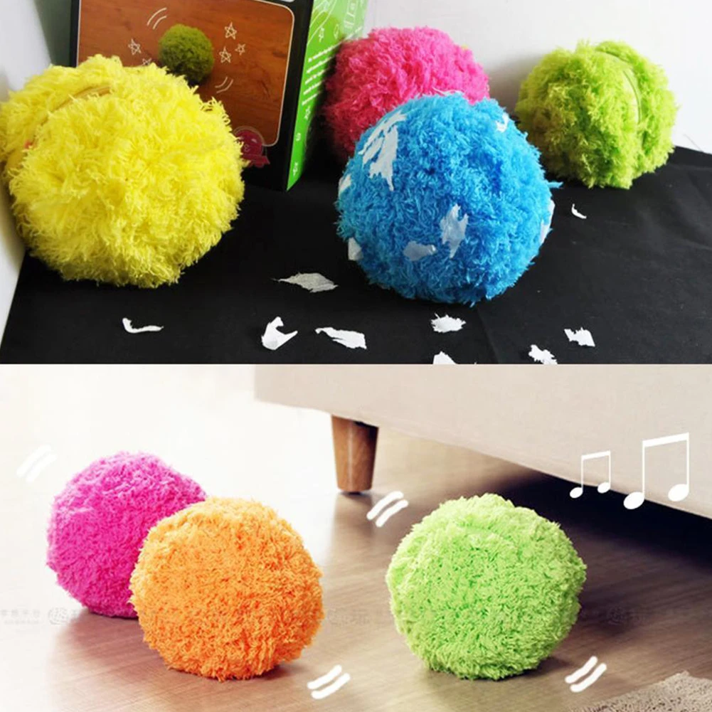 Новая микрофибра Автоматическая роликовая Чистящая шариковая Роботизированная