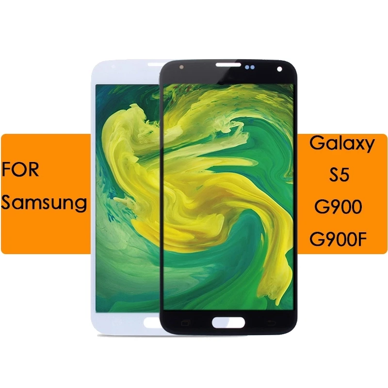 OEM AMOLED для Samsung Galaxy S5 ЖК-дисплей сенсорный экран дигитайзер в сборе i9600 G900 G900M G900F |