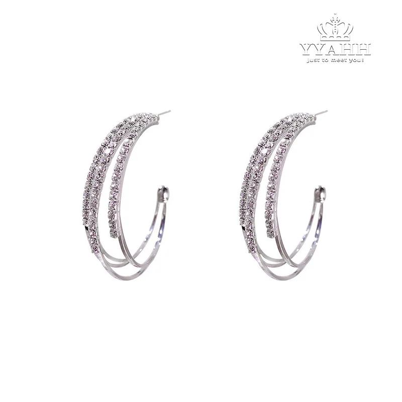 

Design Feeling Earring Female C Ear Ring, Metallic Temperament Earring Is Fashionable Net Red Restoring Ancient Ways Ear Nail