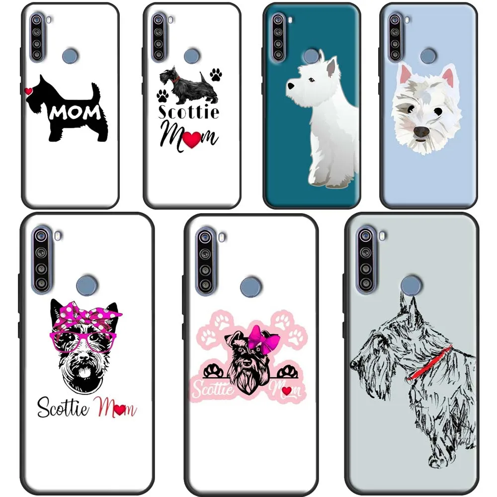Westie Скотти шотландского терьера чехол для Xiaomi Redmi Note 9 Pro 8 7 S Coque 9C 9A Funda|Бамперы| |