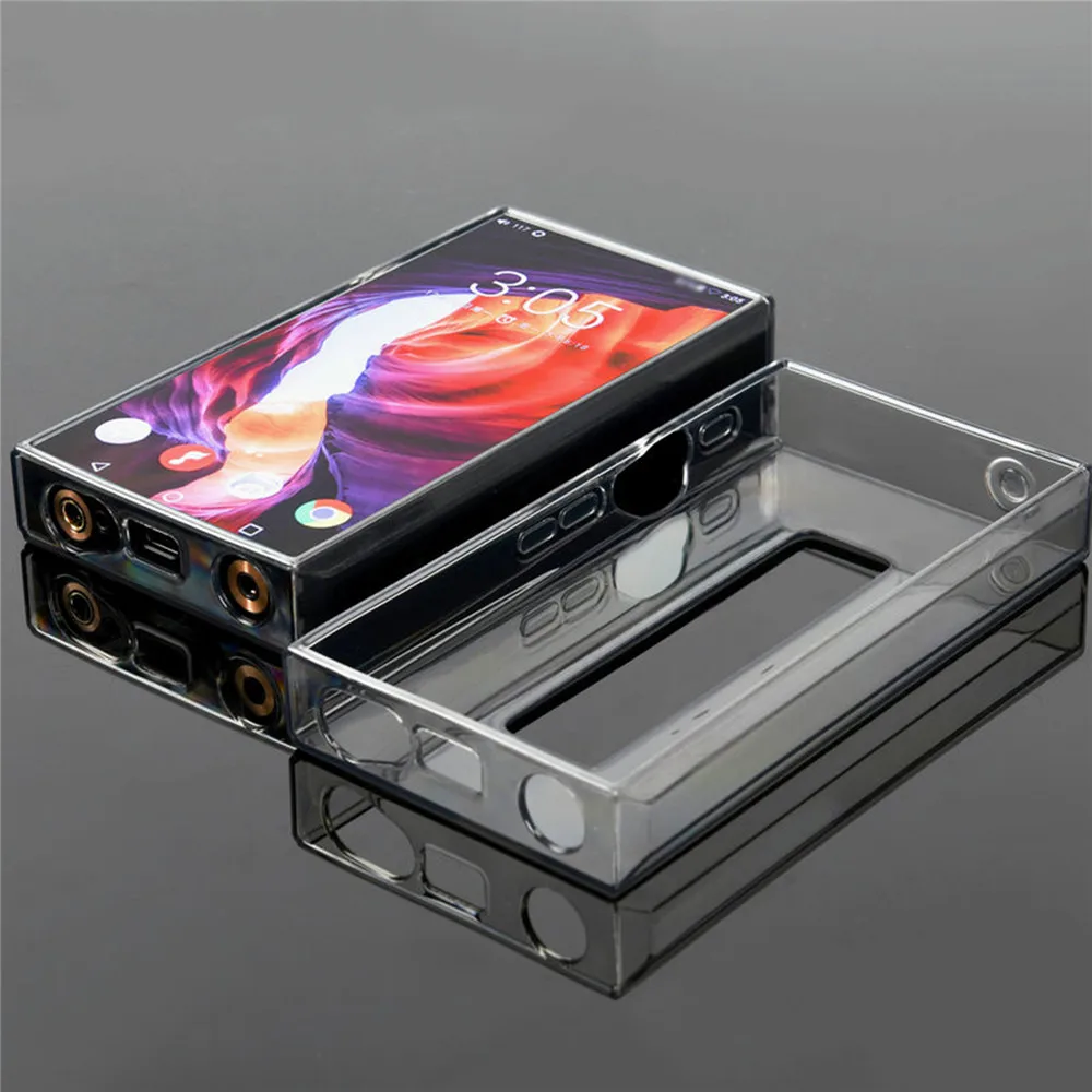 Для FiiO M11 Pro Чехол мягкий TPU Crystal Clear чехол защитный в виде ракушки рукава |