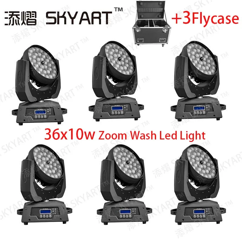 (6 шт./партия) фонарь со светодиодной подвижной головкой и эффектом стирки 36 шт. 10