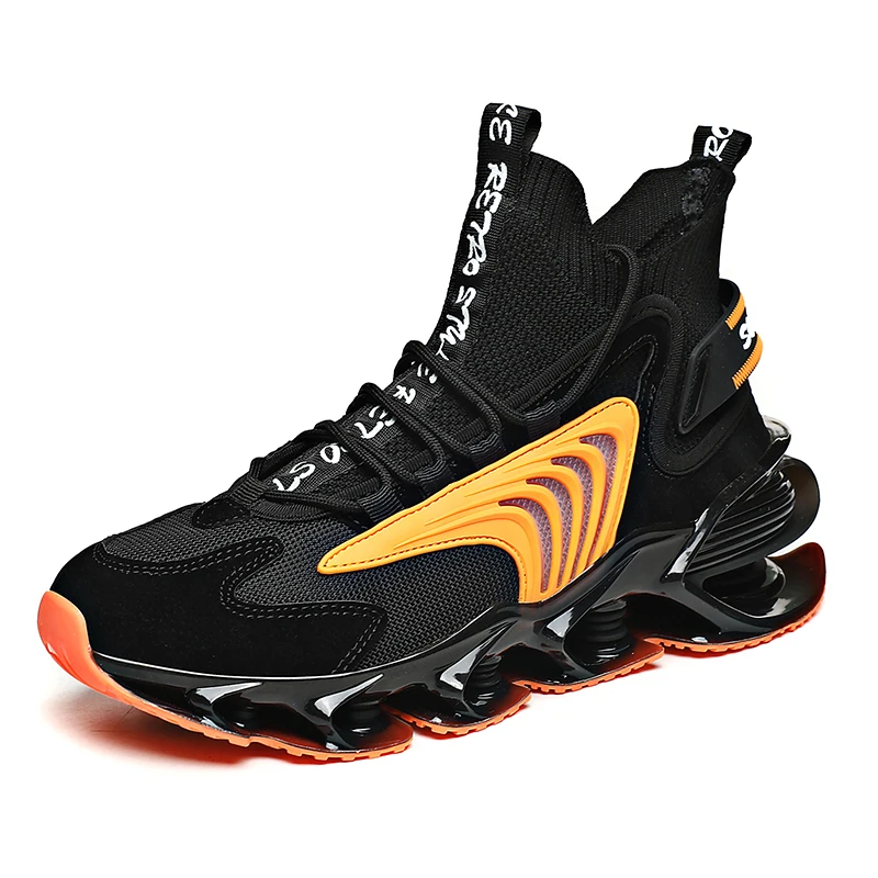 

Sneakers For Men Explosion Blade Tide Fashion Sports Athletic Running Gym Shoes Summer Breathable Single Mesh Tide Shoe 4 Colors
