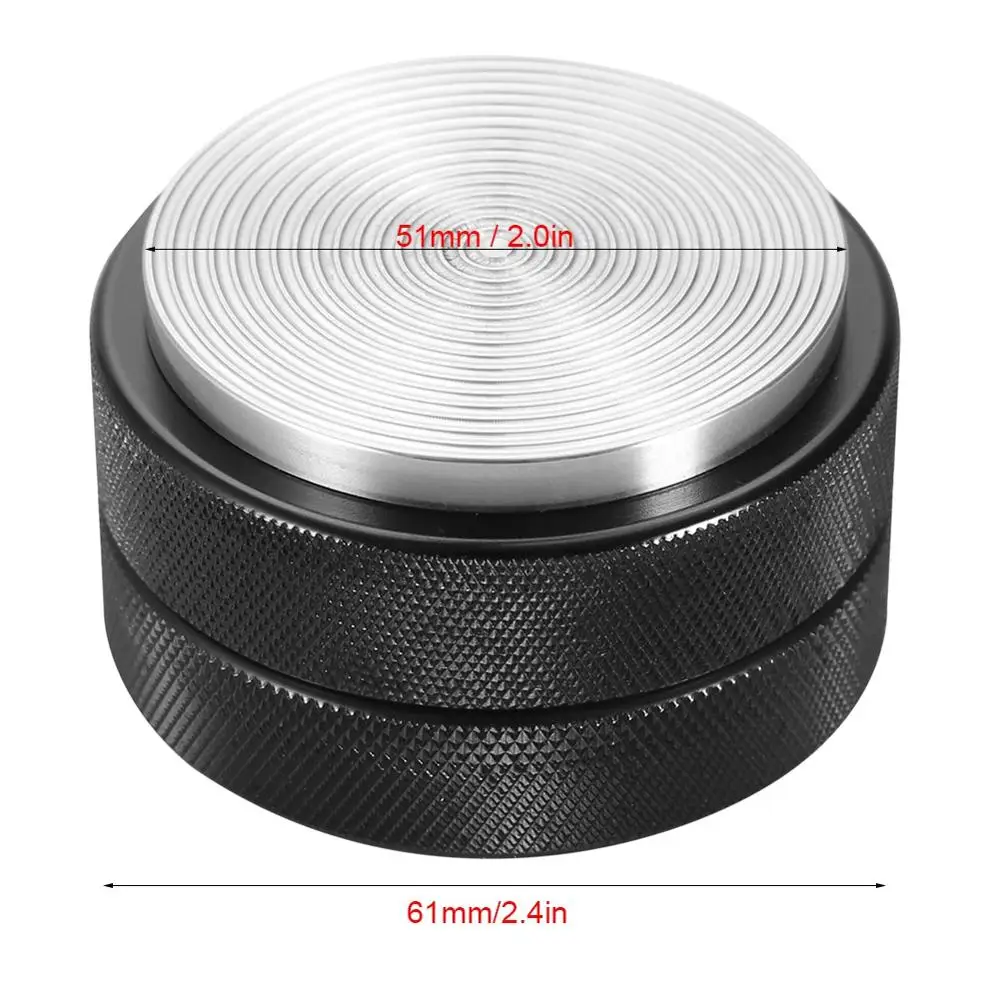 

51mm Stainless Steel Coffee Powder Hammer Coffee Bean Press Tool Coffee Tamper Bean Distributor Kitchen Tamping Tools