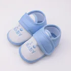 Обувь для новорожденных девочек и мальчиков, нескользящая обувь с мягкой подошвой из мультфильма, удобная хлопковая обувь для малышей, обувь для первых прогулок # W5