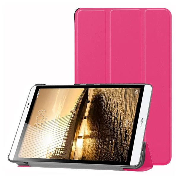Ультратонкий умный чехол из искусственной кожи для huawei MediaPad M2 M2-801W M2-803L huawei M2 8,0 чехол для планшета+ Защитная пленка для экрана - Цвет: HW M28 KST HPK