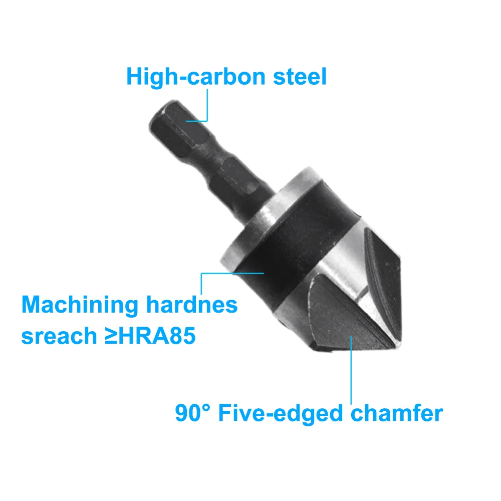 3 шт. шестигранный/круглый быстрорежущей стали сверлильный сверло для дерева