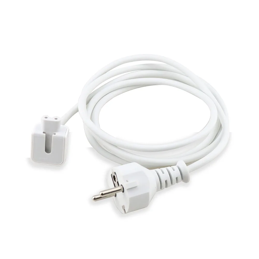 High Quality 1pcs EU Plug Extension Cable Cord For MacBook Pro Air Charger Cable Power Cable Adapter