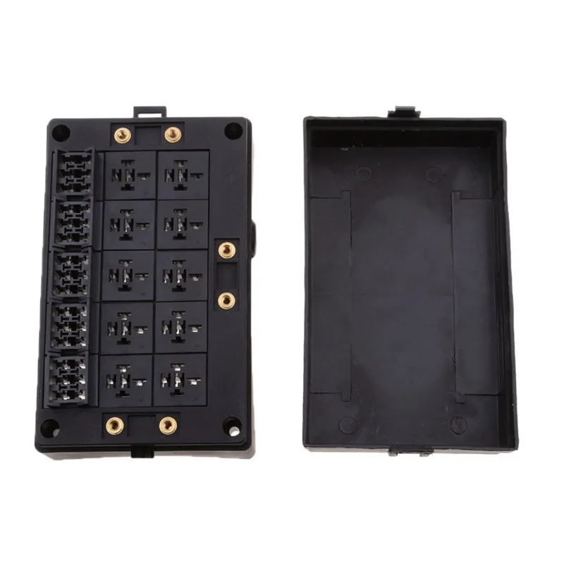 Новый автомобиль лезвие держатель предохранителя релейный разъём Black Box 18 способ