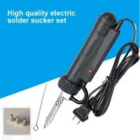 electric vacuum solder sucker iron pen 30w 110v welding desoldering pump repairing tool automatic suction tin maintenance tools