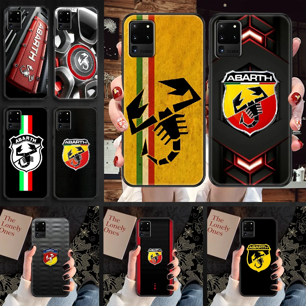 Итальянский спортивный автомобиль abarth логотип телефона чехол для Samsung Galaxy Note 4 8 9