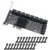 Плата PCIE SATA, 12/16/20 портов, 6 ГБ, SATA 3,0, плата PCIe, плата расширения контроллера PCIe-SATA, поддержка устройств SATA 3,0 - изображение