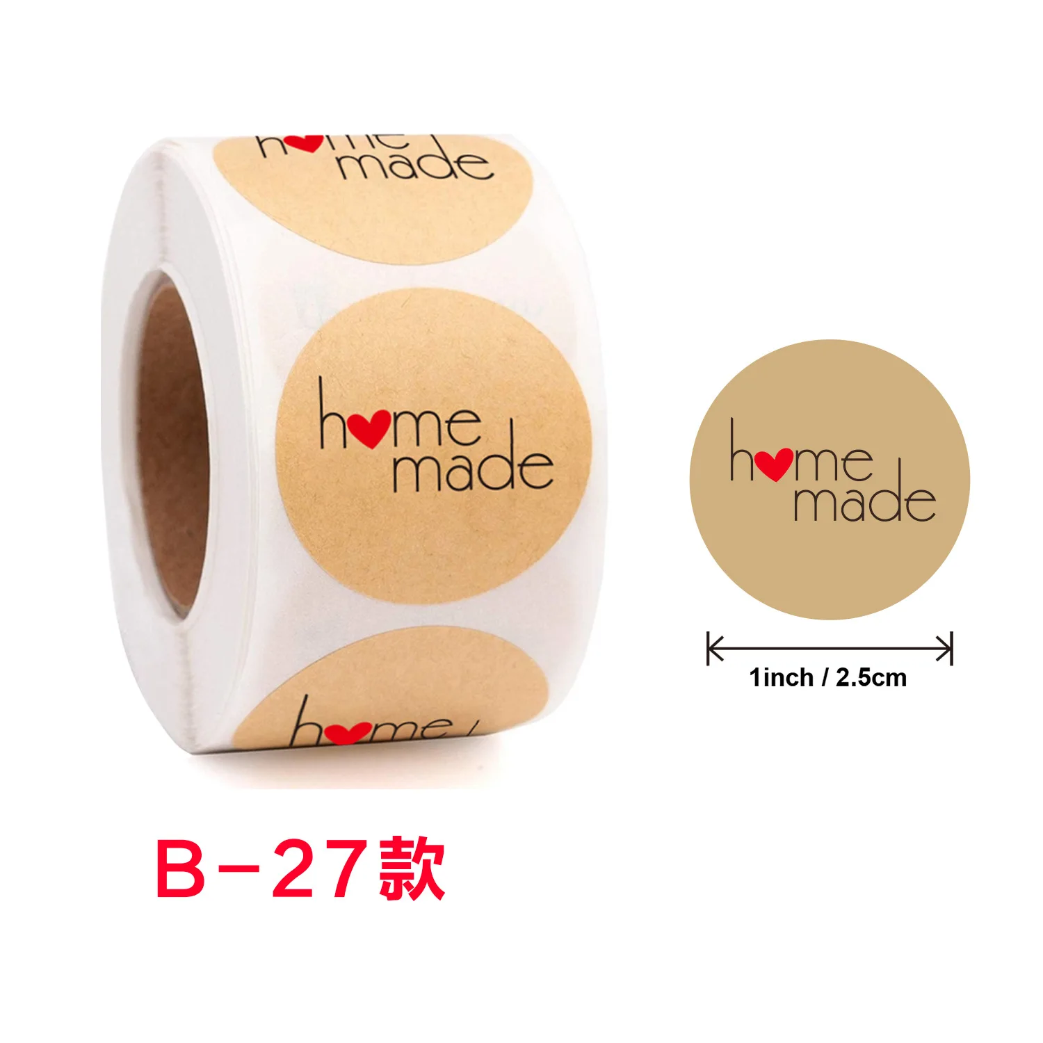 500 шт./рулон 1 дюйм домашние наклейки буквы алфавита для круглых дома ручной