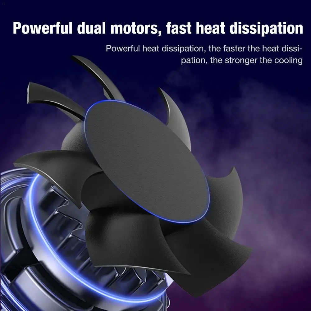 mobile phone radiator adjustable portable gaming phone cooler cooling fan holder heat sink universal for 4 6 5 inches phones free global shipping